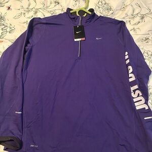 Nike Purple Dri-FIT Pullover